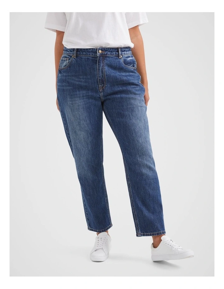 The Mid Rise Slim Jean In Dark Vintage