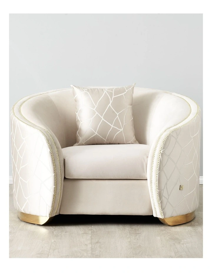Hyacinth Occasional Chair in Beige