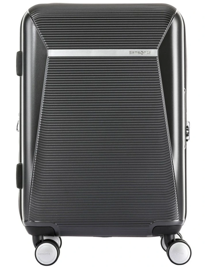 Enwrap Spinner Expendable Suitcase 55cm in Matte Black