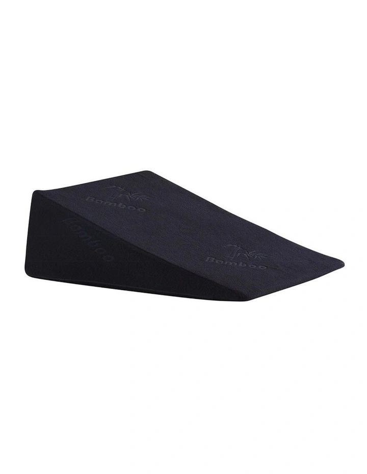 Memory Foam Bed Wedge Pillow in Blue
