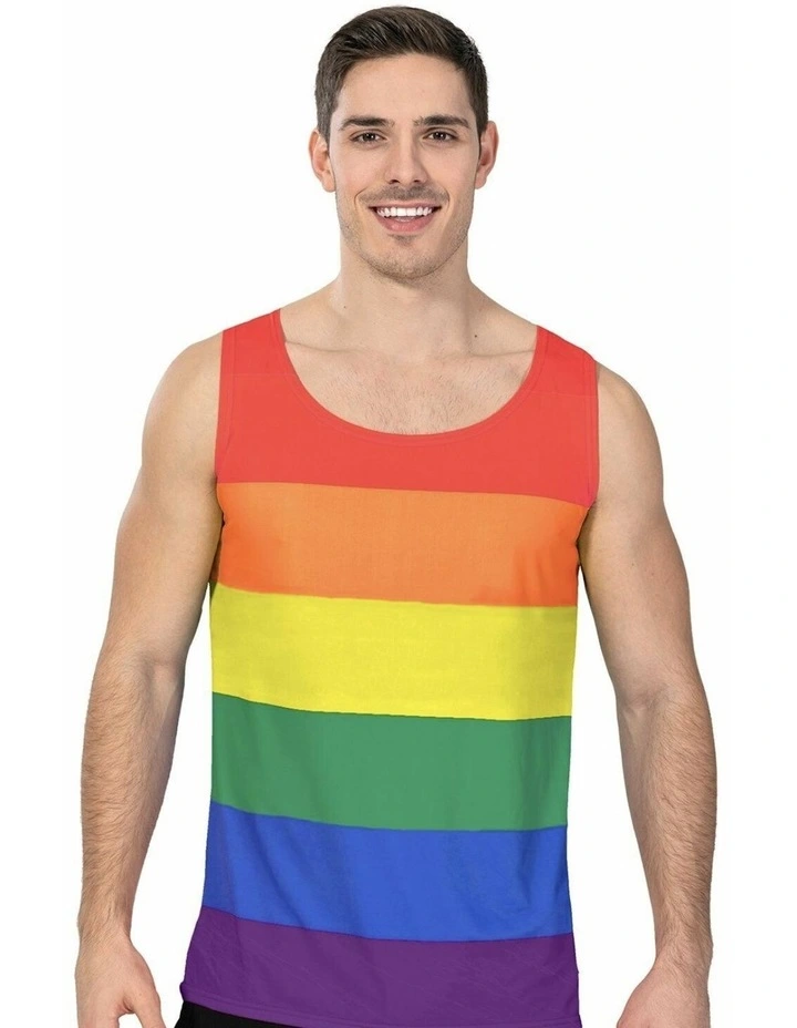 Stripe Tank Top in Rainbow