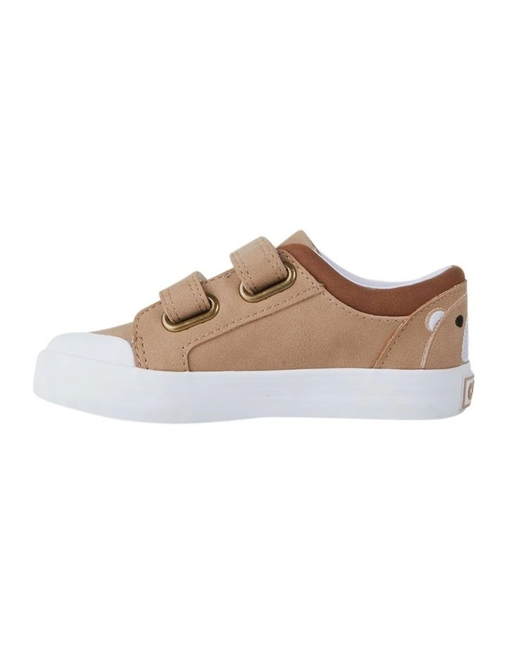 Mikey Bear Sneakers in Tan