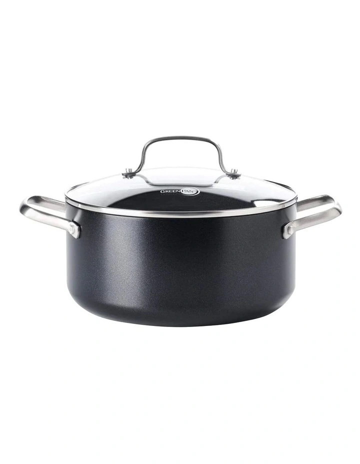 Copenhagen Covered Casserole 24cm/4.95L in Black