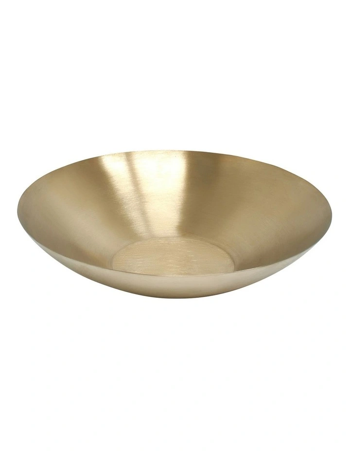 Novaro Bowl 28x6cm in Gold