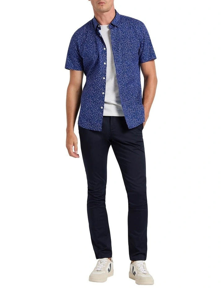 Marvins Bloom Shirt in Navy Multi