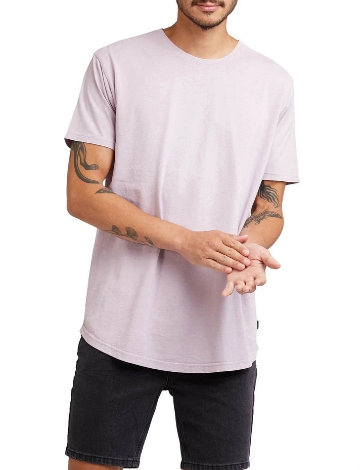 Acid Tail Tee in Mauve