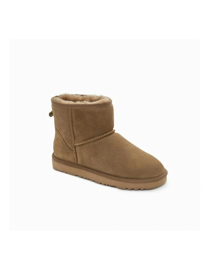Mini Classic Suede Boots in Olive