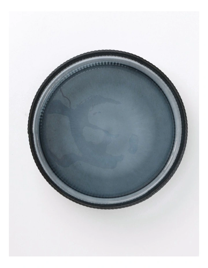 Ribbed Salad Bowl Glass Large in Blue