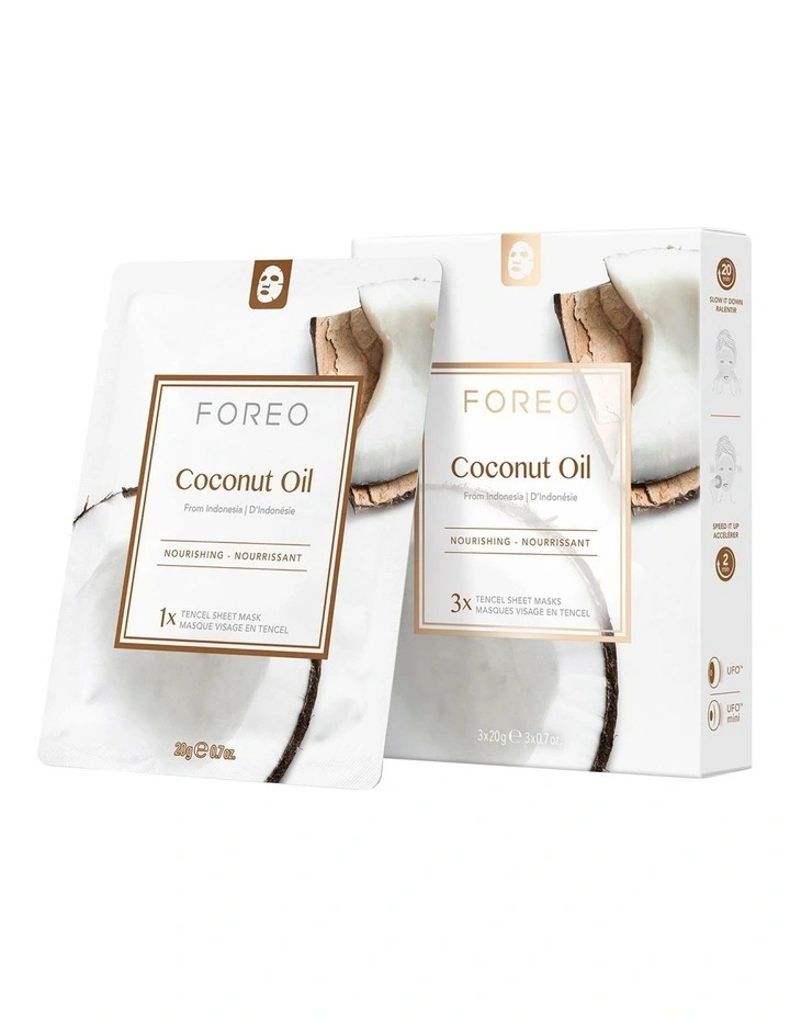 Coconut Oil Farm To Face Sheet Mask 3 Pack