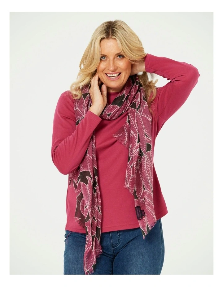 Essential Long Sleeve Skivvy Top in Blush