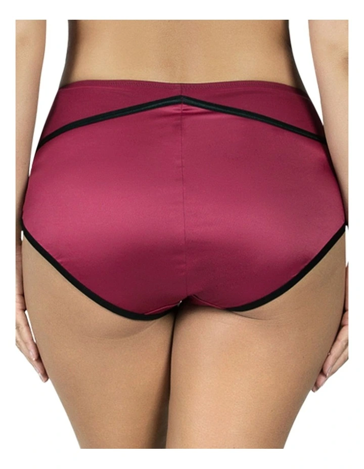 Charlotte High Waist Brief in Rio Red