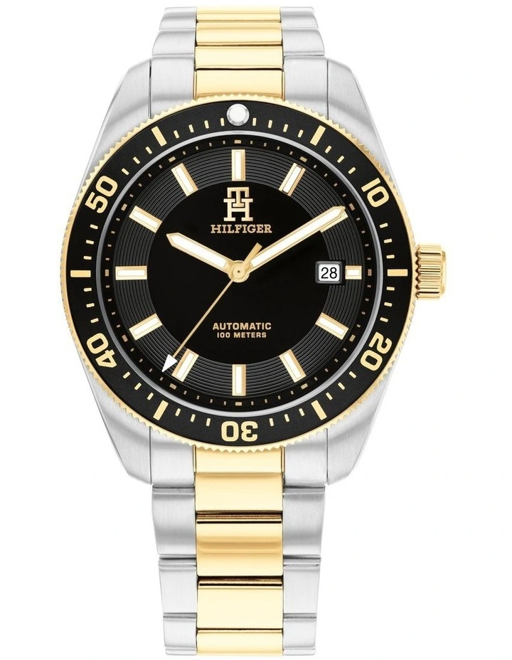 Stainless Steel Watch in Black