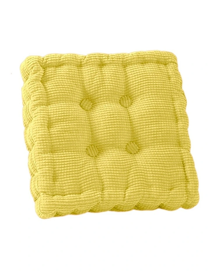 Square Cushion in Yellow