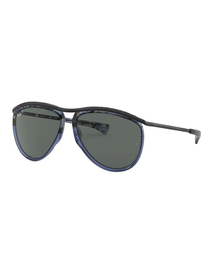 Aviator Olympian Blue RB2219 Polarised Sunglasses