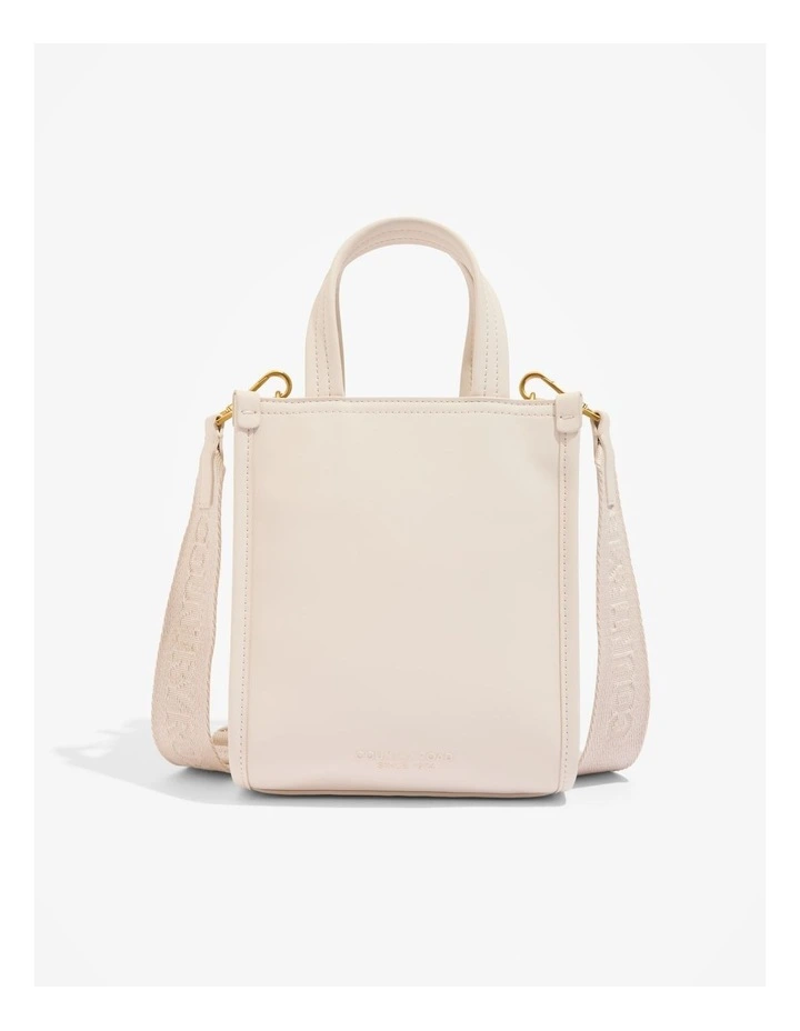 Coated Mini Shopper in Oyster