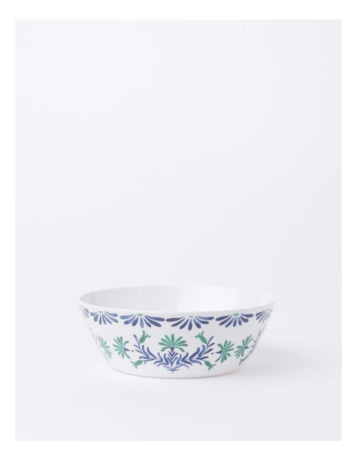 Mediterranean Low Bowl in Blue