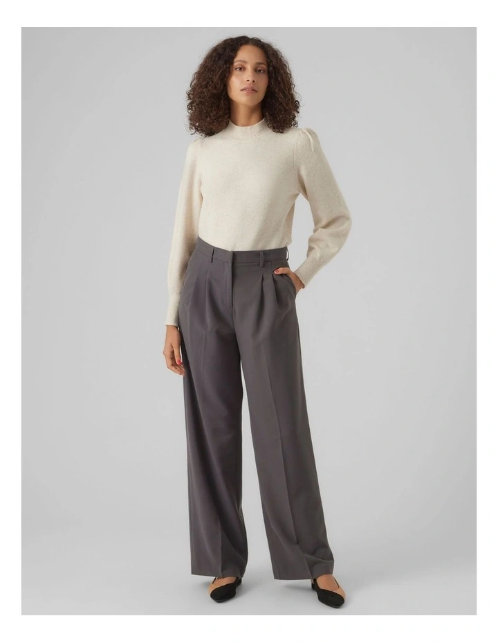Doffy Highneck Knit in Cream