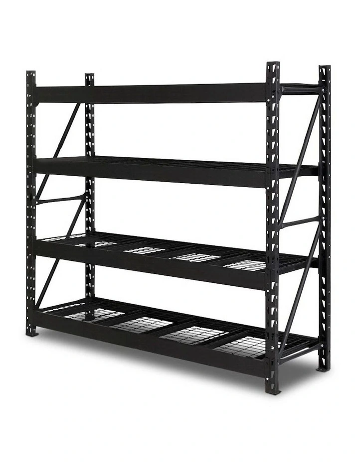 Storage Shelf Rack 2x2m in Black