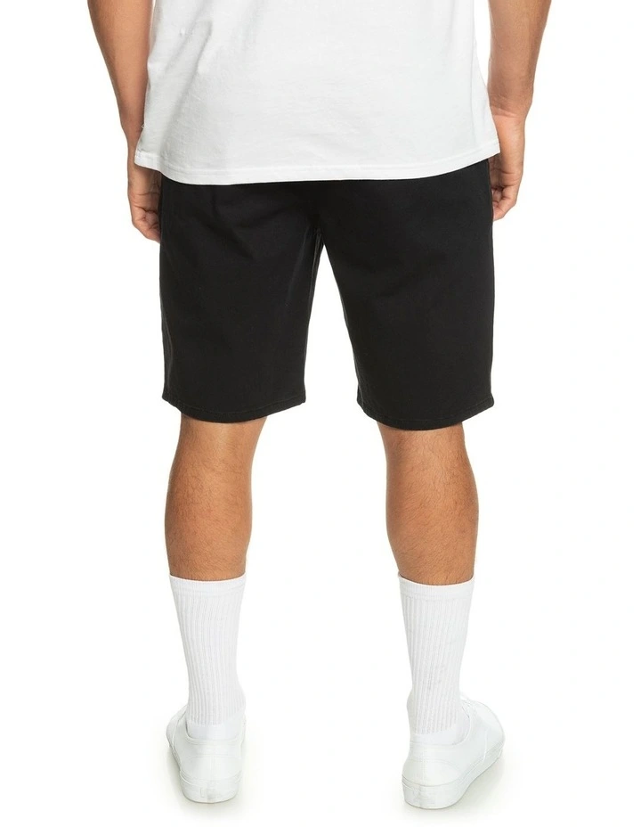 Everyday Union Stretch Chino Shorts in Black