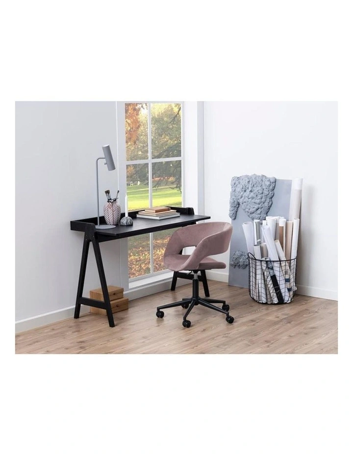 Risto Study Desk/Console 126.5cm Black