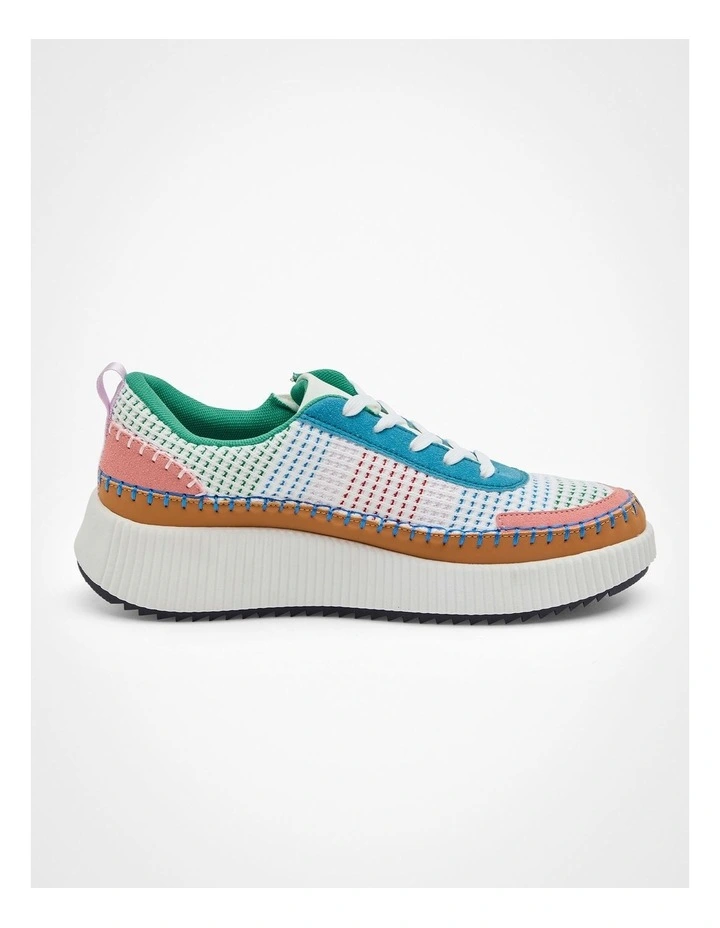 Wedge Knit Sneaker in Multi