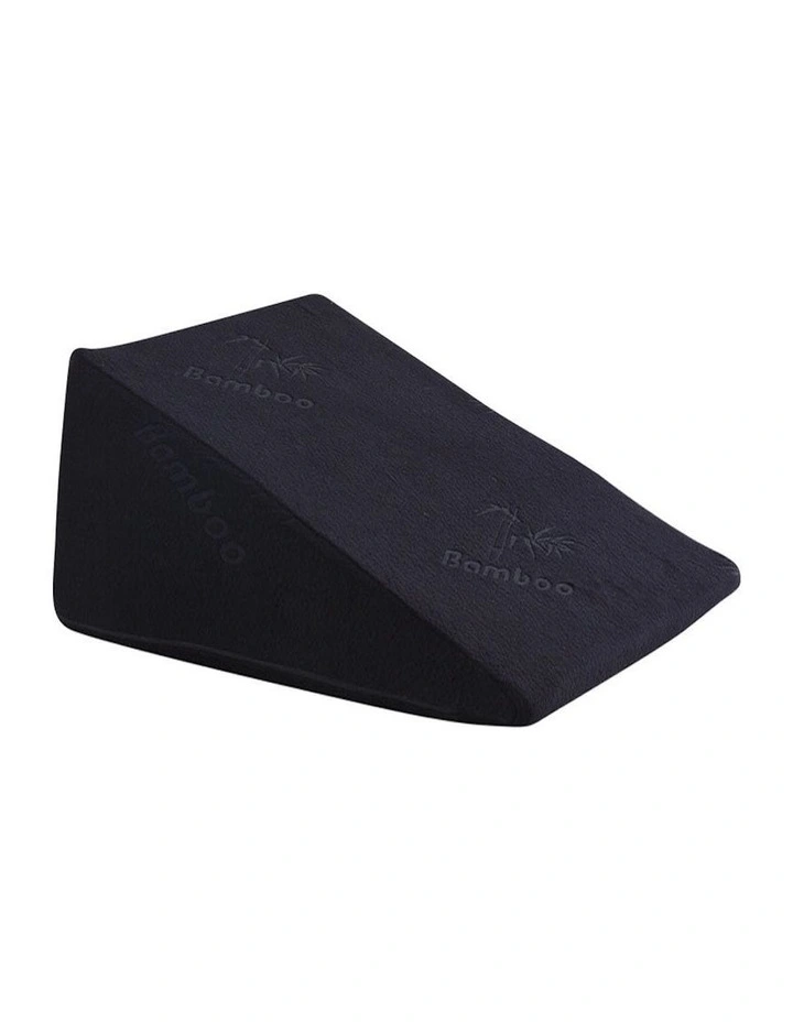 Memory Foam Bed Wedge Pillow in Blue