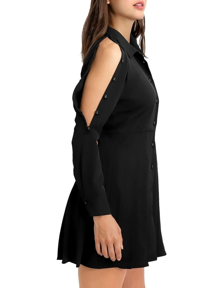 Boy Meets Girl Mini Dress in Black