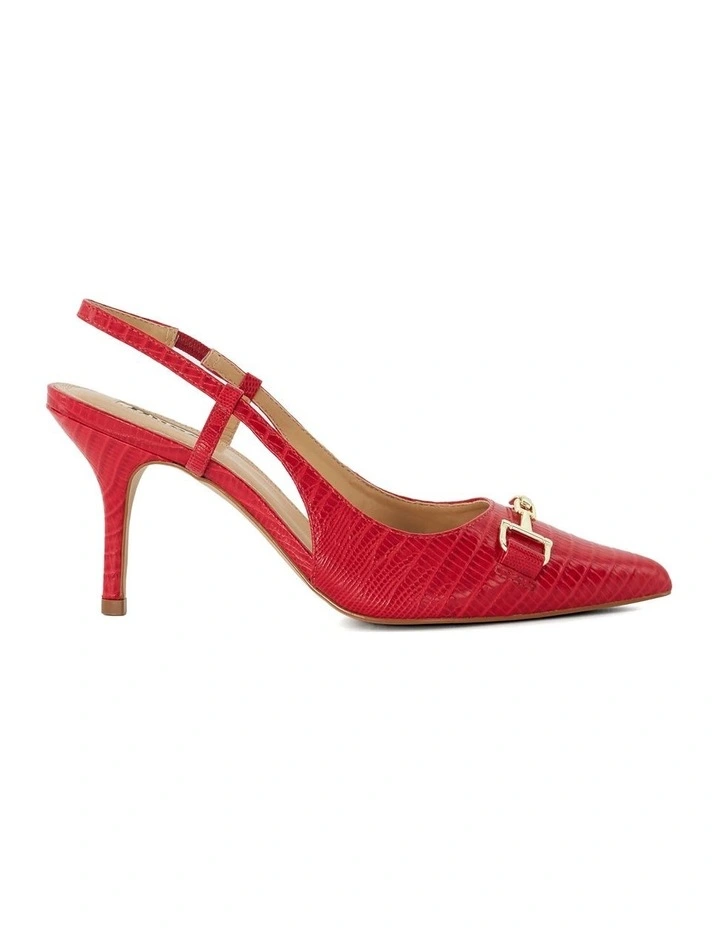 Capture Slingback Pump in Red
