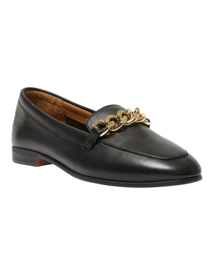 Lyla Flat Loafers in Black