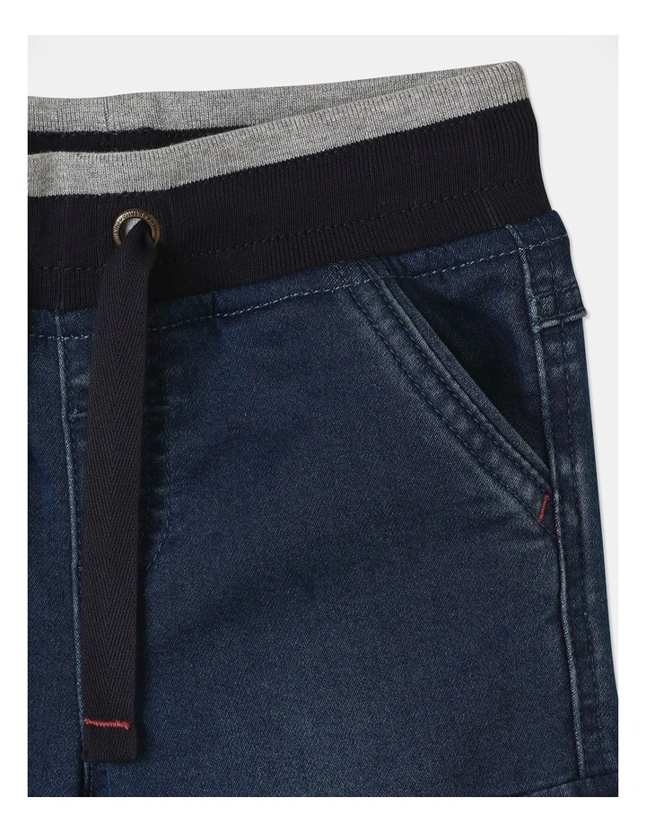 Bob Knit Denim Jean in Denim