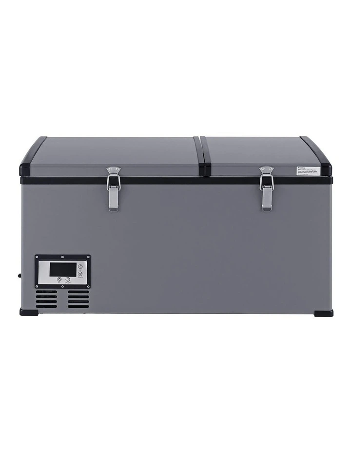 Camping Fridge Portable Bar Fridges Freezer 80L in Grey