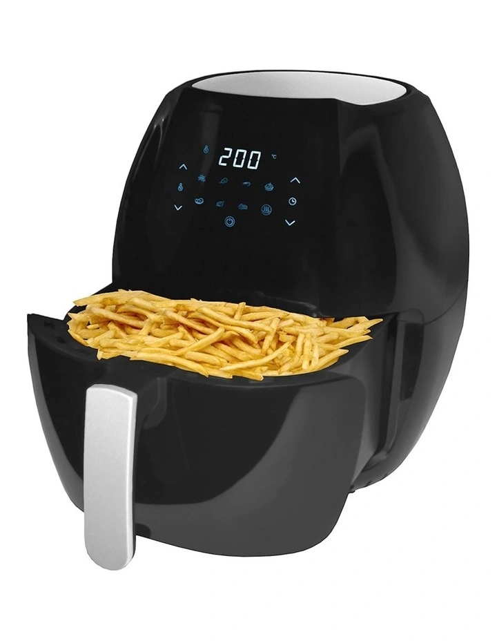 Digital 8L Air Fryer 1800W in Black