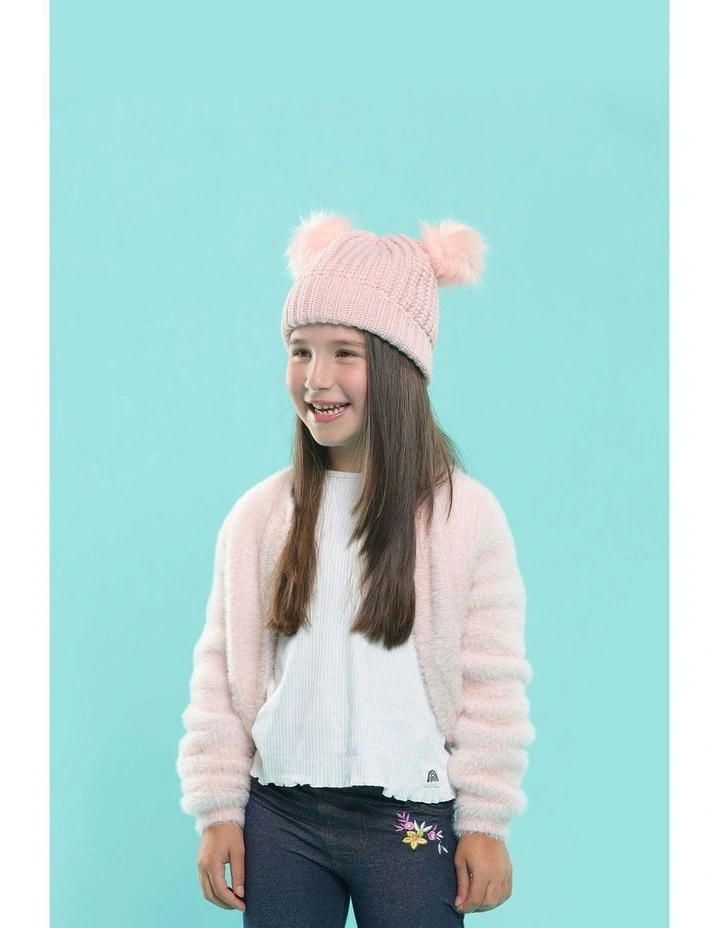 Nakita Mini Beanie in Pink