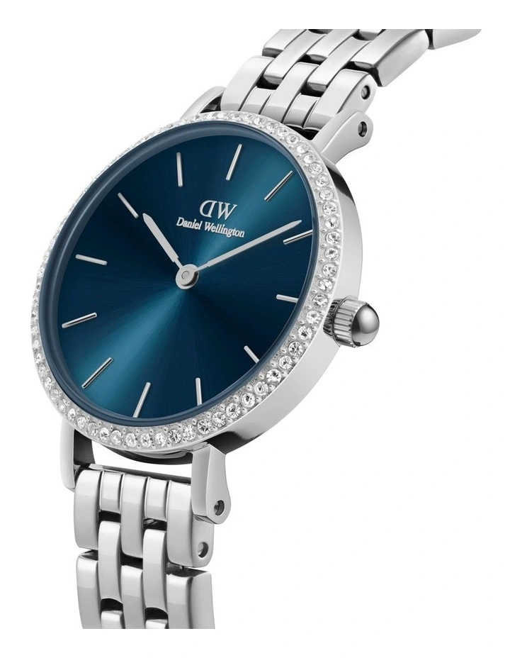 Petite Lumine Stainless Steel Watch in Silver