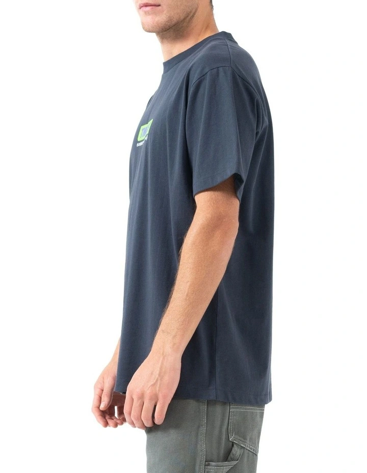 Step Up Merch Fit Tee in Total Eclipse