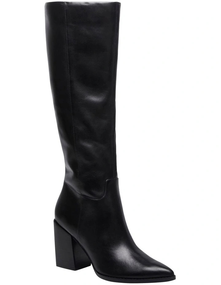 Brixe Knee High Boots in Black