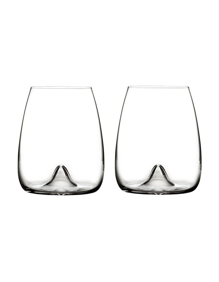 Elegance Set of 2 Stemless Wine Glass