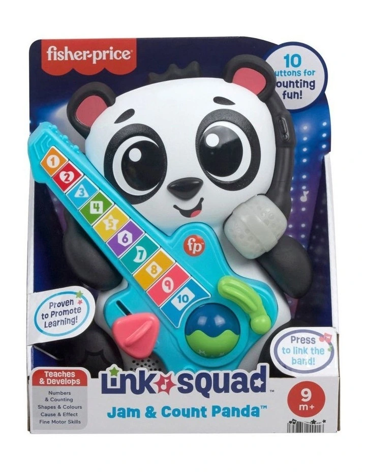 Link Squad Jam & Count Panda Baby Learning Toy
