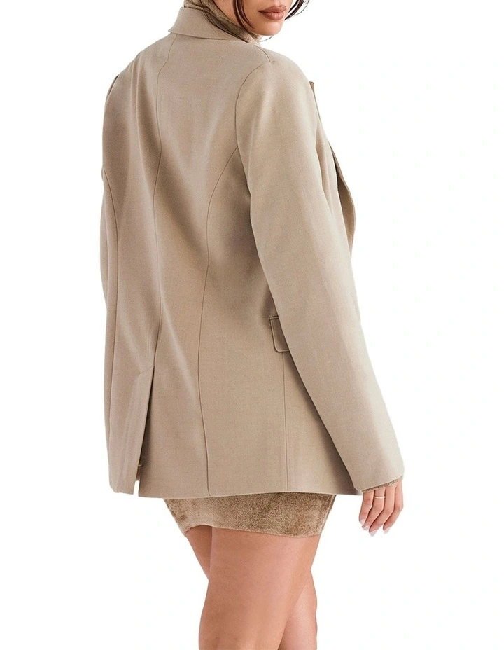 Aline Oversized Blazer in Cream