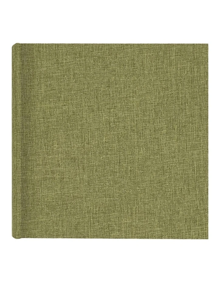 Plush Linen Photo Album 200 Capacity in Duck Egg Green