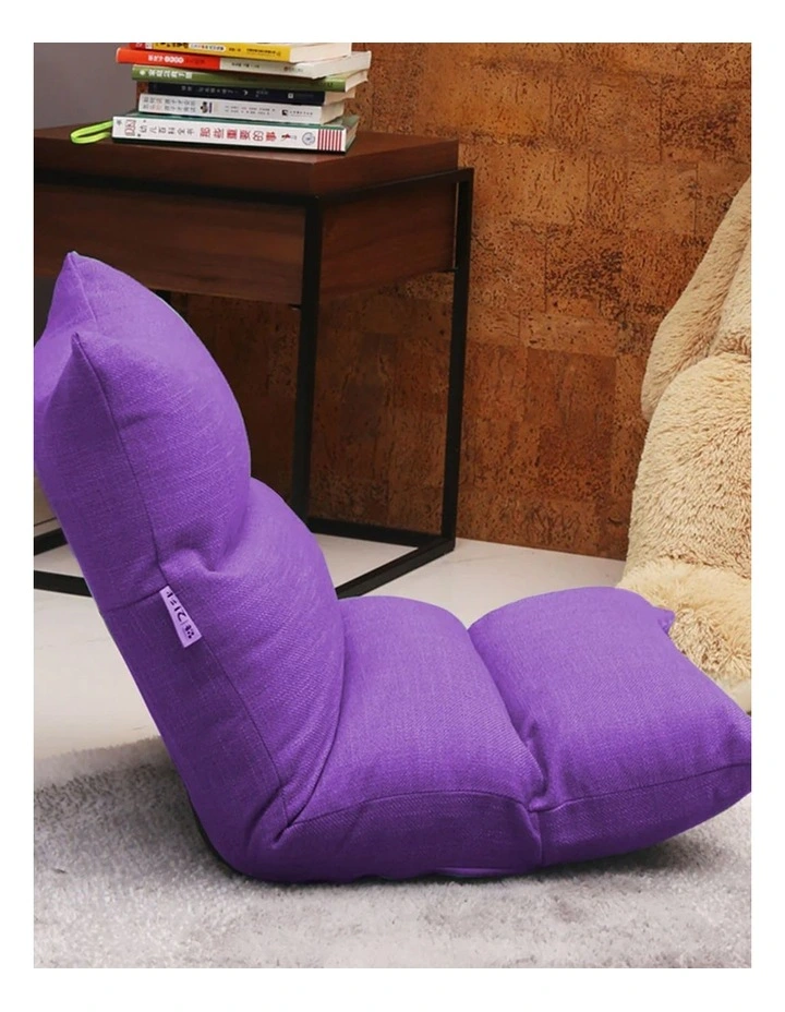 Floor Lounge Recliner Chair in Purple