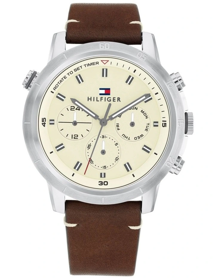 Troy Leather Watch in Brown