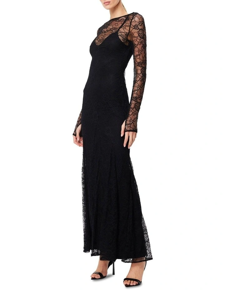 Entwine Maxi Dress in Black