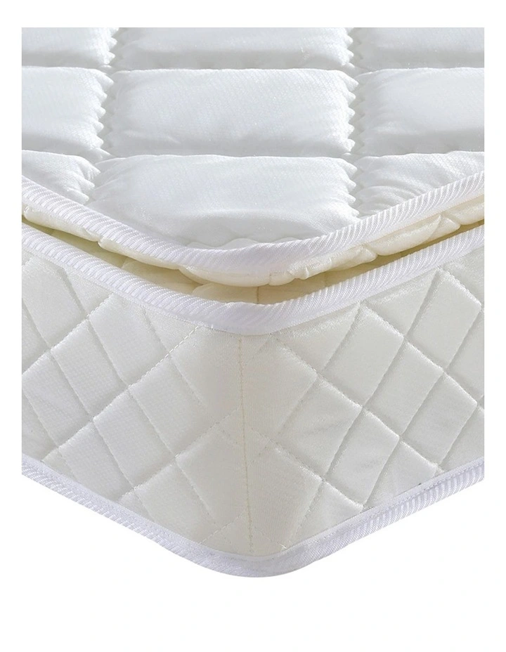 Laura Hill Mattress Queen Size Pillow Top Pocket Spring High Density Foam 22cm