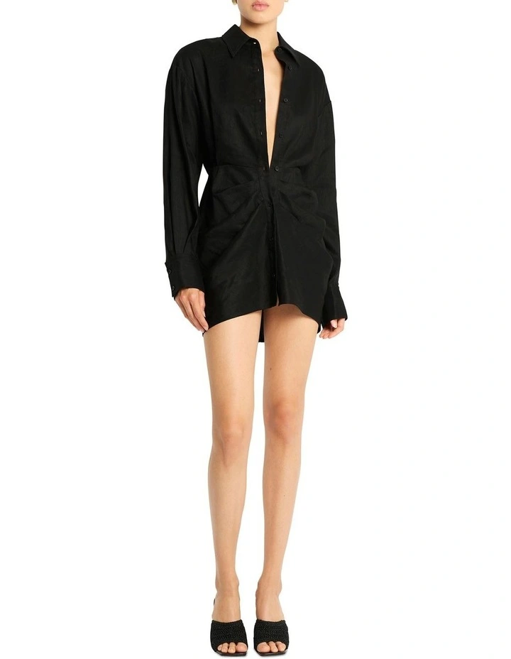 Club Nocturno Mini Dress in Black