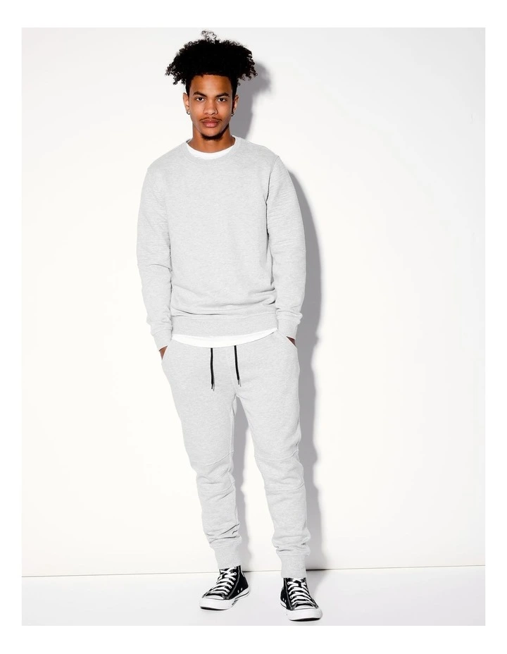 Ryder Moto Crew Sweat in Grey
