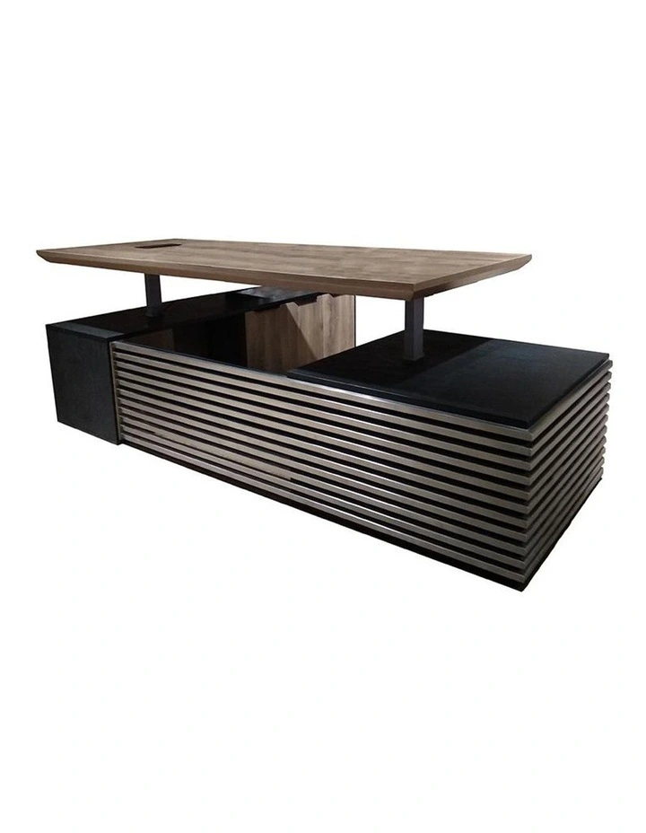 Phoenix 2.0 Sit Stand Electric Lift Executive Office Desk with Right Return 2.8m