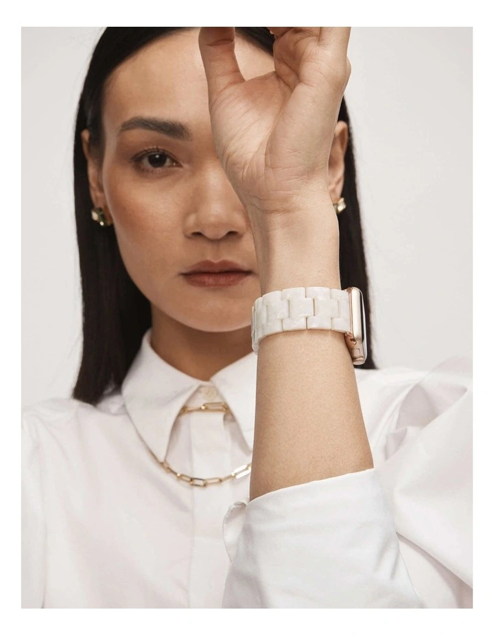 40mm Amplify Watch Band in Pearl
