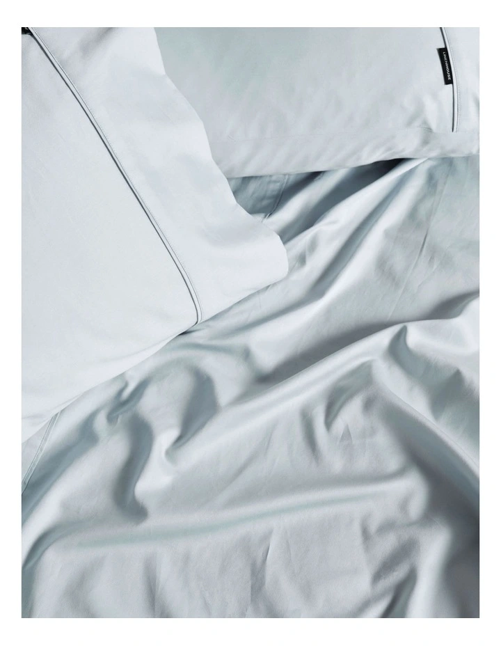 Augusta 500TC King Pillowcase In Pale Blue