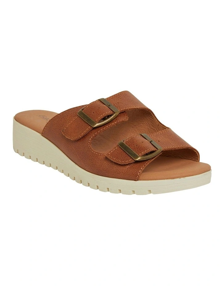 Gadget Sandals in Cognac Leather